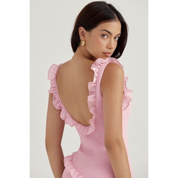 NEW House of CB Tania Dress Rosehill Pink Quartz Small - Picture 5 of 16